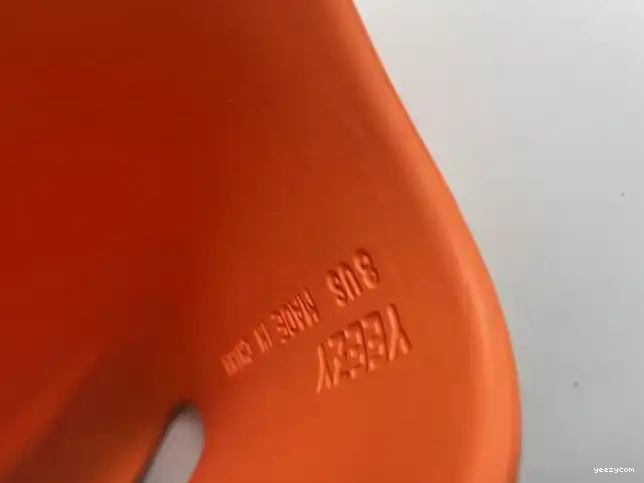 Slide Orange Yeezy Adidas FY7497 0531